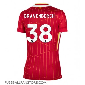 Liverpool Ryan Gravenberch #38 Replik Heimtrikot Damen 2024-25 Kurzarm